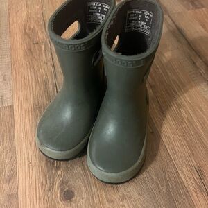 Bogs Kids Olive Rain Boots